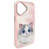 NIMMY tok BIG EYED PET 2.0 Cat IPHONE 16-hoz rózsaszín
