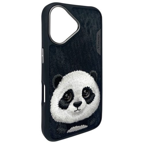 NIMMY case BIG EYED PET 2.0 Panda for IPHONE 16 black