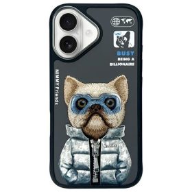 NIMMY tok COOL&CUTE 2.0 kutya IPHONE 16 fekete