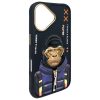 NIMMY tok COOL&CUTE 2.0 Monkey IPHONE 16-hoz fekete színben
