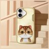 NIMMY tok BIG EYED PET 2.0 Macska IPHONE 16-hoz khaki