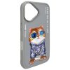 NIMMY tok üvegES COOL CAT IPHONE 16 szürke