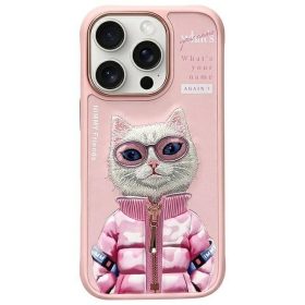 NIMMY tok COOL&CUTE 2.0 Cat IPHONE 16 Pro Maxhoz rózsaszín