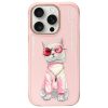 NIMMY tok üvegES COOL CAT IPHONE 16 Pro Max készülékhez rózsaszín