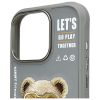 NIMMY tok COOL&CUTE 2.0 Bear IPHONE 16 Pro Max szürke számára