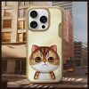 NIMMY tok BIG EYED PET 2.0 Macska IPHONE 16 Pro Max-hoz khaki