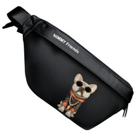 NIMMY crossbody GLASSES COOL DOG fekete