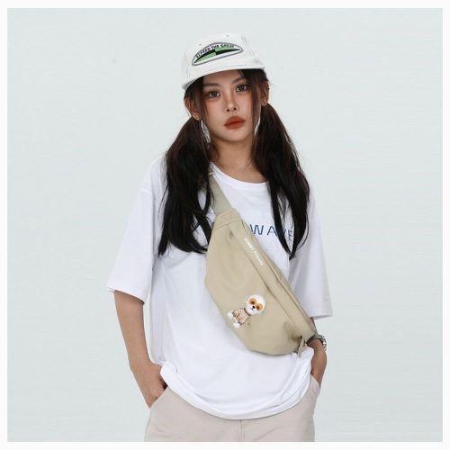 NIMMY crossbody GLASSES COOL DOG khaki