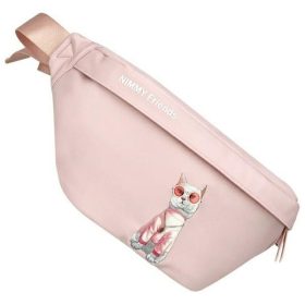 NIMMY crossbody üvegES COOL CAT rózsaszín