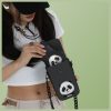 NIMMY phone bag BIG EYED PET 2.0 Panda black