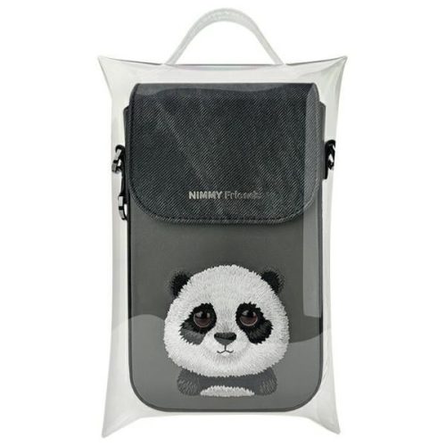 NIMMY phone bag BIG EYED PET 2.0 Panda black