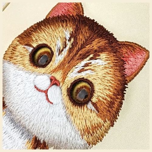 NIMMY phone bag BIG EYED PET 2.0 Cat khaki