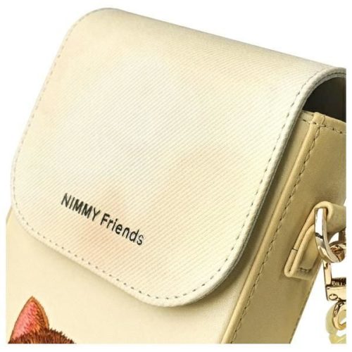 NIMMY phone bag BIG EYED PET 2.0 Cat khaki