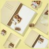 NIMMY szett 2in1 notebook + toll BIG EYED PET 2.0 Macska khaki