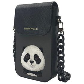   NIMMY set 3in1 phone bag + wallet + gps cover BIG EYED PET 2.0 Panda black