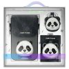 NIMMY set 3in1 phone bag + wallet + gps cover BIG EYED PET 2.0 Panda black