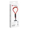 FORCELL F-DESIGN R10X40 csuklópánt állítható hosszúsággal (max 20cm a hurokban) piros