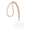 CHAIN #43 Phone lanyard, Phone pendant / cord length 40cm (20cm in the loop) / on wrist - arany