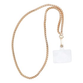   CHAIN #82 Phone lanyard, Phone pendant / cord length 80cm (40cm in the loop) / on neck - arany