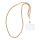 CHAIN #82 Phone lanyard, Phone pendant / cord length 80cm (40cm in the loop) / on neck - gold