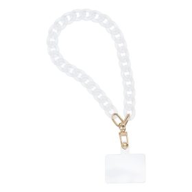   PANAMA Phone lanyard, Phone pendant / cord length 40cm (20cm in the loop) / on wrist - fehér