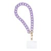 PANAMA Phone lanyard, Phone pendant / cord length 40cm (20cm in the loop) / on wrist - purple