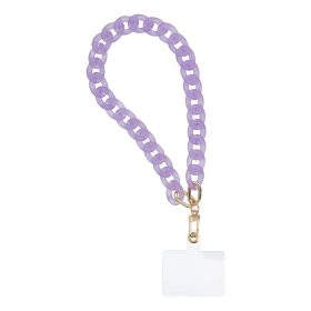   PANAMA Phone lanyard, Phone pendant / cord length 40cm (20cm in the loop) / on wrist - lila