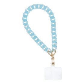   PANAMA Phone lanyard, Phone pendant / cord length 40cm (20cm in the loop) / on wrist - kék
