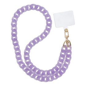   PANAMA LONG Phone lanyard, Phone pendant / cord length 80cm (40cm in the loop) / on neck - lila