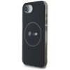 BMW tok az IPHONE 16e (SE 4 2025) készülékhez, kompatibilis a MagSafe-dal BMHMPSE424HBMKH (IML Metal fehér Circle) fekete