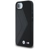 BMW tok iPHONE 16e (SE 4 2025) kompatibilis MagSafe BMHMPSE424PUOCSK (PU Overméretd Stripes) fekete