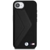 BMW tok iPHONE 16e (SE 4 2025) kompatibilis MagSafe BMHMPSE424PUOCSK (PU Overméretd Stripes) fekete