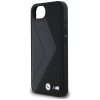 BMW tok iPHONE 16e (SE 4 2025) kompatibilis MagSafe BMHMPSE424PUOCSK (PU Overméretd Stripes) fekete