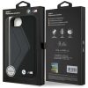 BMW tok iPHONE 16e (SE 4 2025) kompatibilis MagSafe BMHMPSE424PUOCSK (PU Overméretd Stripes) fekete
