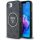 GUESS tok az IPHONE 16e (SE 4 2025) készülékhez, MagSafe kompatibilis GUHMPSE4HG4PRTGK (IML Metal Glitter 4G Circle Triangle) fekete