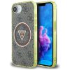 GUESS case for IPHONE 16e (SE 4 2025) compatible with MagSafe GUHMPSE4HG4PRTGW (IML Metal Glitter 4G Circle Triangle) brown