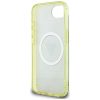 GUESS case for IPHONE 16e (SE 4 2025) compatible with MagSafe GUHMPSE4HG4PRTGW (IML Metal Glitter 4G Circle Triangle) brown