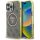 GUESS tok iPHONE 16 Pro-hoz, kompatibilis a MagSafe-fel GUHMP16LHG4PRTGW (IML Metal Glitter 4G Circle Triangle) barna