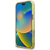 GUESS tok iPHONE 16 Pro-hoz, kompatibilis a MagSafe-fel GUHMP16LHG4PRTGW (IML Metal Glitter 4G Circle Triangle) barna