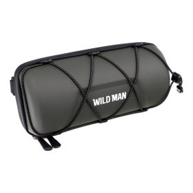   WILDMAN kerékpár kormányra szerelhető utazótáska cipzárral 2L GD7X zöld