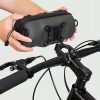WILDMAN traveling bag for bike handlebars with zipper 2L GD7X green