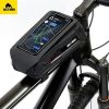 WILDMAN traveling bag for bike frame with zipper 1L (4 "- 7") M90 black