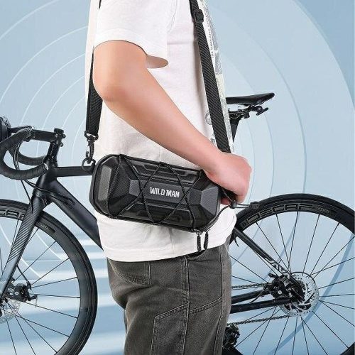 WILDMAN kerékpár kormánytáska cipzárral 2L XT17 fekete