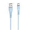 FORCELL F-ENERGY C342 kábel USB A - Type C QC4.0 3A 66W Szilikon 1 m kék