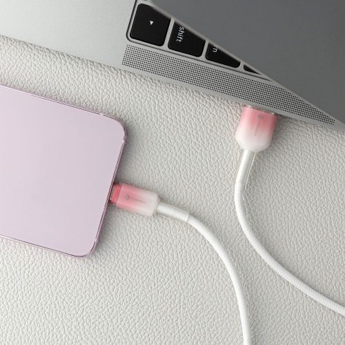 FORCELL F-ENERGY C352 kábel USB A-ról Type C-re QC4.0 3A 66W Gradiens 1 m fehér