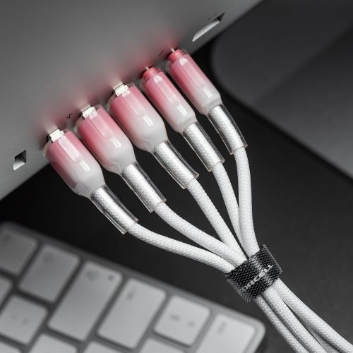 FORCELL F-ENERGY C352 kábel USB A-ról Type C-re QC4.0 3A 66W Gradiens 1 m fehér