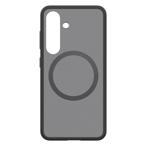 Spigen epiroseti Clear Magnet tok SAMSUNG Galaxy S25+ készülékhez, fekete színben, bliszteres csomagolásban.