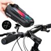 WILDMAN traveling bag for bike handlebars with zipper 0,5L (4 "- 7") XT3S black