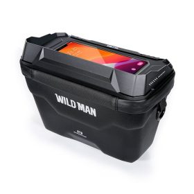   WILDMAN kerékpár kormányra szerelhető utazótáska cipzárral 3L (4"-7") XT8 fekete