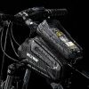 WILDMAN traveling bag for bike frame with zipper 1,2L (4 "- 7") XT6 black